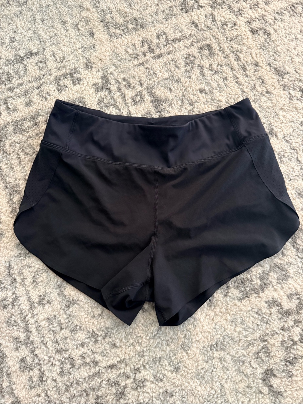 Athleta Black High-Rise Athletic Shorts